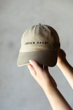 Load image into Gallery viewer, Jesus Saves Dad Hat - Tan (PRE-ORDER)