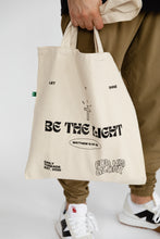 Load image into Gallery viewer, Canvas Bag: BE THE LIGHT Limited-Drop

